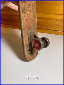 Vintage Wood Hot Dogger Ski Board Skateboard Torrance California METAL WHEELS Vintage Wood Hot Dogger Ski Board Skateboard Torrance California METAL WHEELS