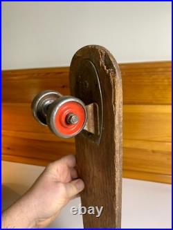 Vintage Wood Hot Dogger Ski Board Skateboard Torrance California METAL WHEELS Vintage Wood Hot Dogger Ski Board Skateboard Torrance California METAL WHEELS