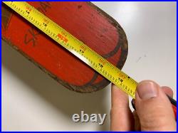 Vintage Wood Hot Dogger Ski Board Skateboard Torrance California METAL WHEELS Vintage Wood Hot Dogger Ski Board Skateboard Torrance California METAL WHEELS