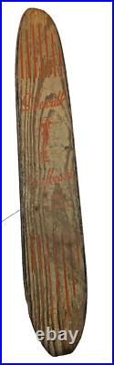 Vintage Wood Wooden Longboard Skateboard Metal Wheels Sidewalk Surfboard 35 Vintage Wood Wooden Longboard Skateboard Metal Wheels Sidewalk Surfboard 35