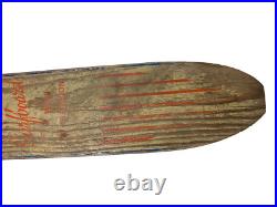 Vintage Wood Wooden Longboard Skateboard Metal Wheels Sidewalk Surfboard 35 Vintage Wood Wooden Longboard Skateboard Metal Wheels Sidewalk Surfboard 35