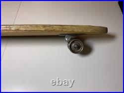 Vintage Wood Wooden Longboard Skateboard Metal Wheels Sidewalk Surfboard 35 Vintage Wood Wooden Longboard Skateboard Metal Wheels Sidewalk Surfboard 35
