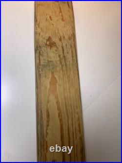 Vintage Wood Wooden Longboard Skateboard Metal Wheels Sidewalk Surfboard 35 Vintage Wood Wooden Longboard Skateboard Metal Wheels Sidewalk Surfboard 35