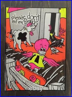 Vintage World Industries MIKE VALLELY BARNYARD FARM on BLACK DECK -NOS Vintage World Industries MIKE VALLELY BARNYARD FARM on BLACK DECK -NOS