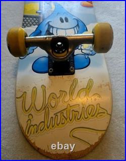 Vintage World Industries Skateboard Complete Flameboy Wet Willy Devil Man 1990s