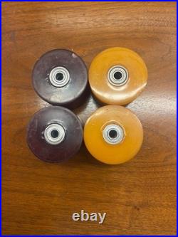 Vintage YoYo Skateboard Wheels 1977 G&S Wheels excelent Condition. ALVA Zephyr