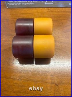 Vintage YoYo Skateboard Wheels 1977 G&S Wheels excelent Condition. ALVA Zephyr