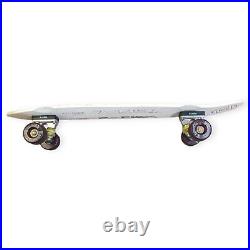 Vintage Z-Flex Jay Adams Design Skateboard and Wheels White GREAT condition