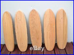 Vintage hobie super surfer wooden sidewalk skateboard surfboard decks 1960s NOS
