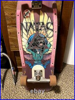 Vintage natas bulldog panther complete skateboard survivor