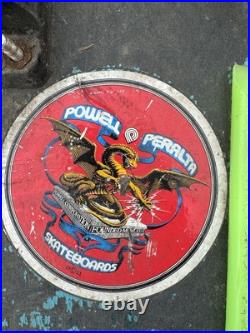 Vintage powell peralta skateboard sword skull gullwing sims street VCJ complete Vintage powell peralta skateboard sword skull gullwing sims street VCJ complete