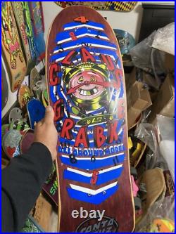 Vintage skateboard Nos Rare Og Real Stiff Wood What Time Is It