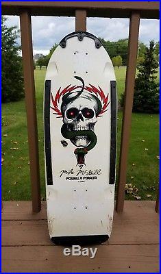 Vintage skateboard Powell Peralta Mike McGill Skull and Snake blem 1980's