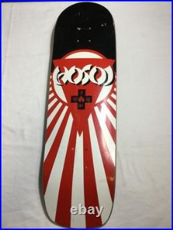 Vintage skateboard deck Black Label Christian Hosoi Kross Rising Sun Graphic