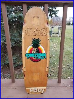 Vintage skateboard deck G&S Doug Pineapple Saladino OG old school