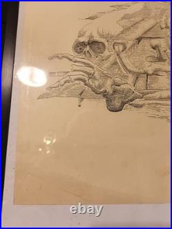 Vintage vernon courtlandt quicktail Powell skateboards bones poster