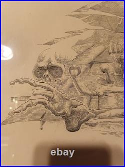 Vintage vernon courtlandt quicktail Powell skateboards bones poster