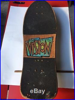 Vintage vision gator Rogowski 80s skateboard, Independent Trucks