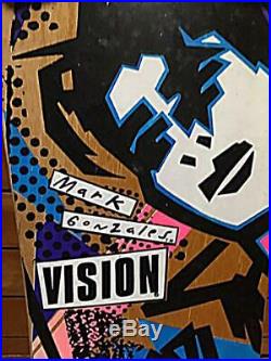 Vision mark gonzales vintage skateboard Used 1986 Rare F/S