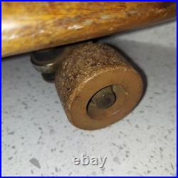 Vtg 1950s-1960s Ward's Hawthorne Skateboard Wheels Complete Clay Wheels HTF GUC