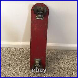 Vtg 1960's #10 Roller Derby Wooden Skateboard Metal Wheels Skateboarding history Vtg 1960's #10 Roller Derby Wooden Skateboard Metal Wheels Skateboarding history