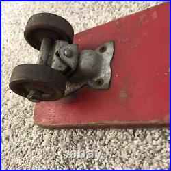 Vtg 1960's #10 Roller Derby Wooden Skateboard Metal Wheels Skateboarding history Vtg 1960's #10 Roller Derby Wooden Skateboard Metal Wheels Skateboarding history