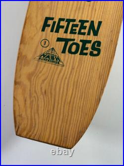 Vtg 1960's NASH Sidewalk Surfboard Skateboard #1 DARK GREEN near mint