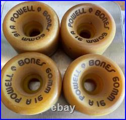 Vtg 1970-80s BONES POWELL(peralta)skate wheels-91a(Hawk, Rat, T natas G&S Alva) Vtg 1970-80s BONES POWELL(peralta)skate wheels-91a(Hawk, Rat, T natas G&S Alva)