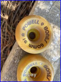 Vtg 1970-80s BONES POWELL(peralta)skate wheels-91a(Hawk, Rat, T natas G&S Alva) Vtg 1970-80s BONES POWELL(peralta)skate wheels-91a(Hawk, Rat, T natas G&S Alva)