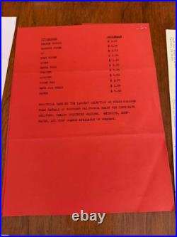 Vtg 1970s Skateboard Dealer Advertisements RARE Ermico Stroker Hobie Skatebrake
