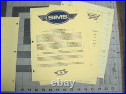 Vtg 1970s skateboard Sims catalog price sheet Folmer Lamar Ayres