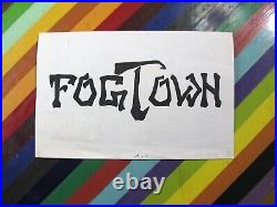 Vtg 1980s Fogtown Skateboards SF Single Sheet catalog V. Scarce