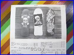 Vtg 1980s Fogtown Skateboards SF Single Sheet catalog V. Scarce