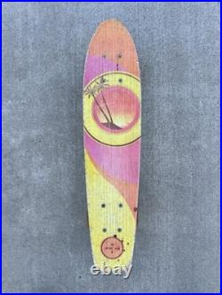 Vtg 70s Sport Fun Hawaiian Sunset Skateboard Sidewalk Surfboard Dogtown Era Sk8