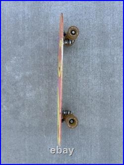 Vtg 70s Sport Fun Hawaiian Sunset Skateboard Sidewalk Surfboard Dogtown Era Sk8