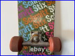Vtg 80s Schmitt Stix Twig Complete Skateboard OG Independent Stage 2 Trucks RARE