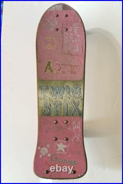 Vtg 80s Schmitt Stix Twig Complete Skateboard OG Independent Stage 2 Trucks RARE