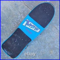 Vtg 80s Variflex Skateboard Twister Old School Skate W Trucks & Wheels 90s