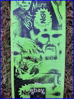 Vtg 90s Nightmare Nash Slime Green Halloween Jason Horror Skateboard Complete