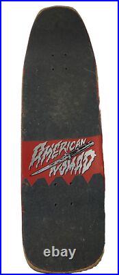 Vtg American Nomad Skateboard Stiletto Knife Art Wall Hanger Distress