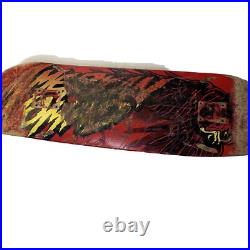 Vtg American Nomad Skateboard Stiletto Knife Art Wall Hanger Distress