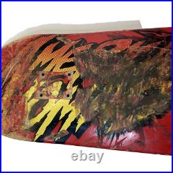 Vtg American Nomad Skateboard Stiletto Knife Art Wall Hanger Distress