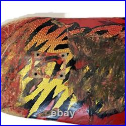 Vtg American Nomad Skateboard Stiletto Knife Art Wall Hanger Distress