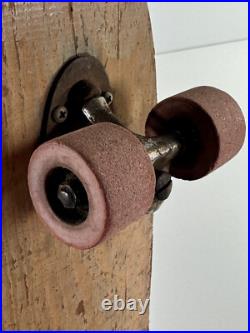 Vtg Nash Malibu Sidewalk Surfboard skateboard RED wood clay wheels NICE