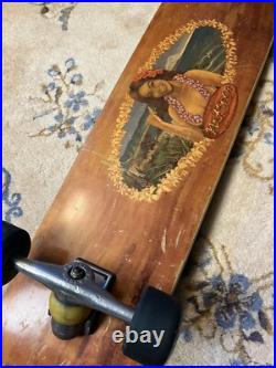 Vtg OG 1996 Powell No Ka Oi Complete Longboard E. XKATE Trucks Skate Hawaiian Vtg OG 1996 Powell No Ka Oi Complete Longboard E. XKATE Trucks Skate Hawaiian