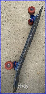 Vtg Original 80s Sims Steve Rocco Pro Skateboard Tracker Trucks Vision Wheels