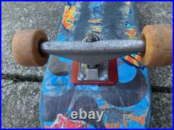 Vtg Santa Cruz Skateboard Jim Phillips Cosmic Wave w T-Bones & Indep Trucks RARE