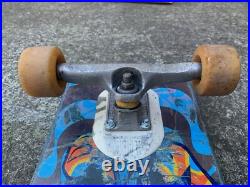 Vtg Santa Cruz Skateboard Jim Phillips Cosmic Wave w T-Bones & Indep Trucks RARE