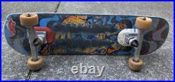 Vtg Santa Cruz Skateboard Jim Phillips Cosmic Wave w T-Bones & Indep Trucks RARE