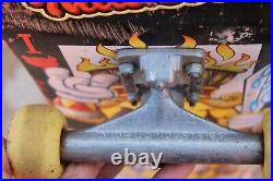 WORLD INDUSTRIES Flameboy King Vintage Complete Skateboard Deck Trucks Wheels WORLD INDUSTRIES Flameboy King Vintage Complete Skateboard Deck Trucks Wheels